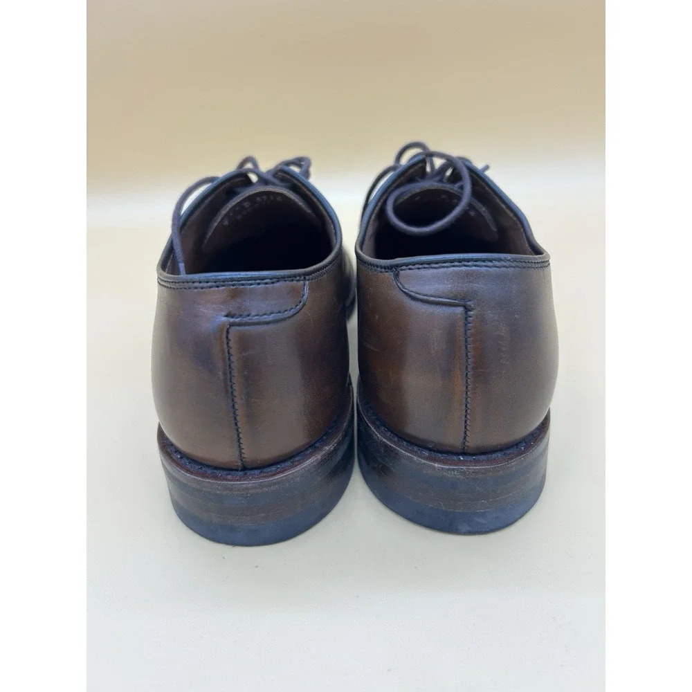 Allen Edmonds Fifth Avenue Mens 9 D Chili Brown Leather Oxford Dainite Shoes